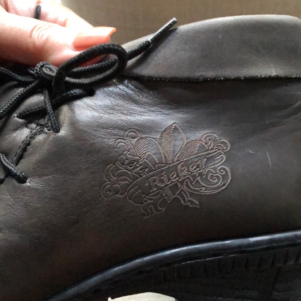 Rieker dark gray booties - Picture 4 of 8
